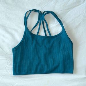 Cropped Racerback style tank